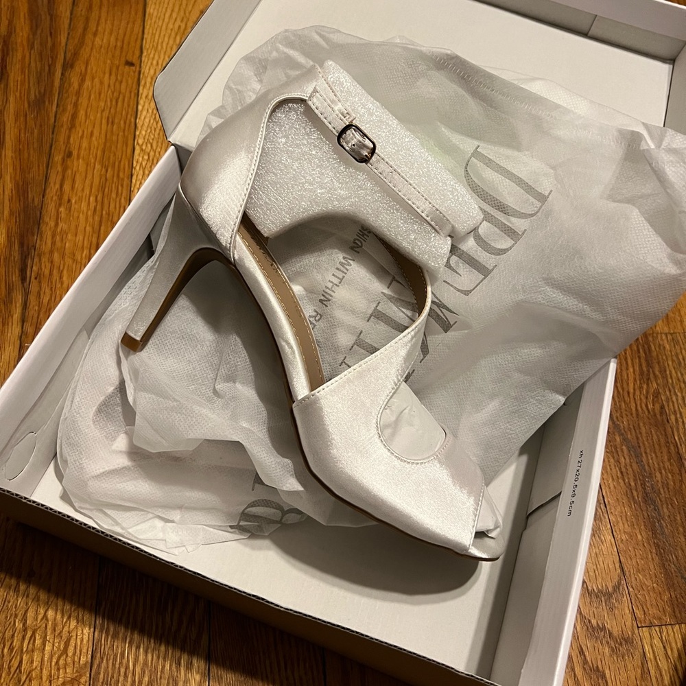 Satin formal heals
